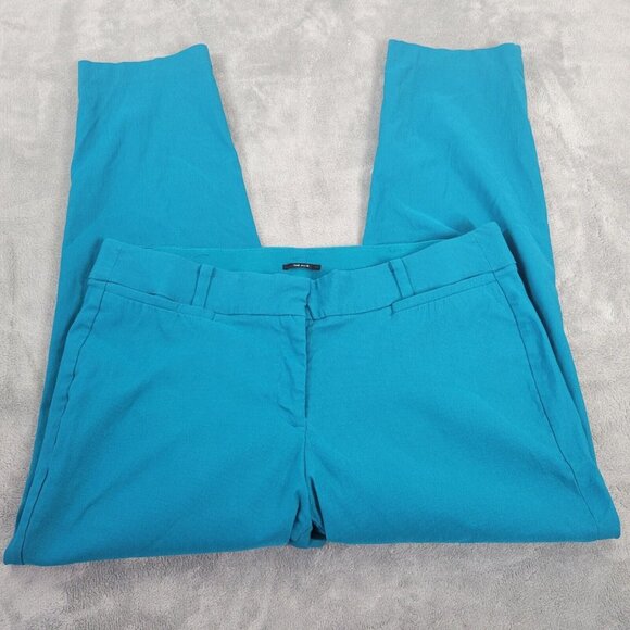 Lane Bryant Allie Womens Pants 18R Plus Cropped Blue Comfort Waist BLU144E - Picture 1 of 8